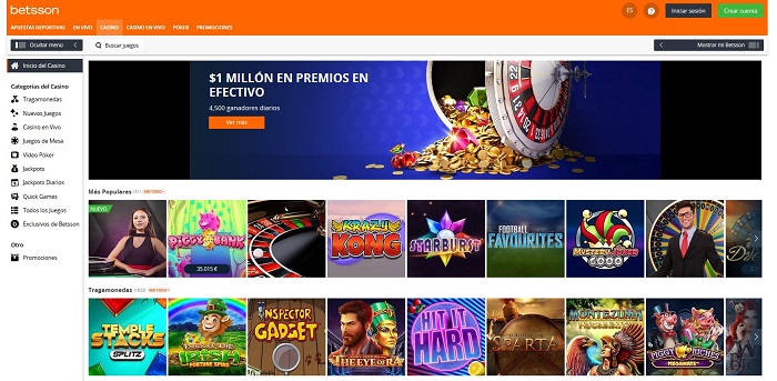 Betsson Casino Online