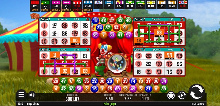 Bolas extras video bingo