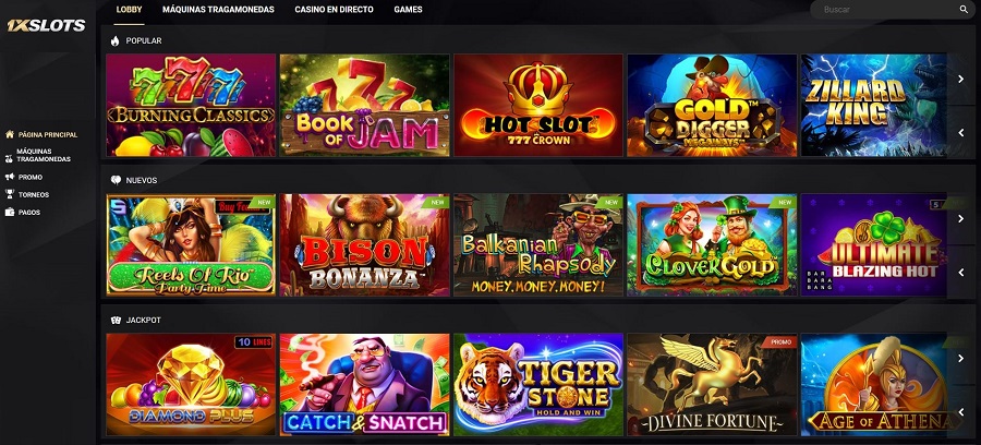 Tragamonedas en 1xSlots Tragamonedas en 1xSlots