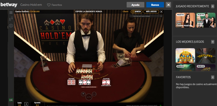 Poker en Betway en vivo Poker en Betway en vivo