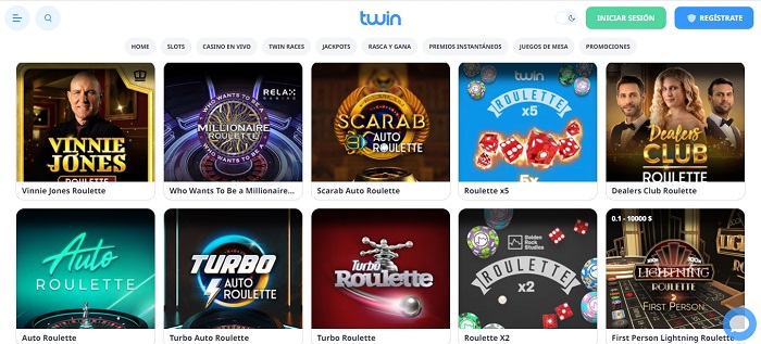 Ruleta online en Twin Ruleta online en Twin